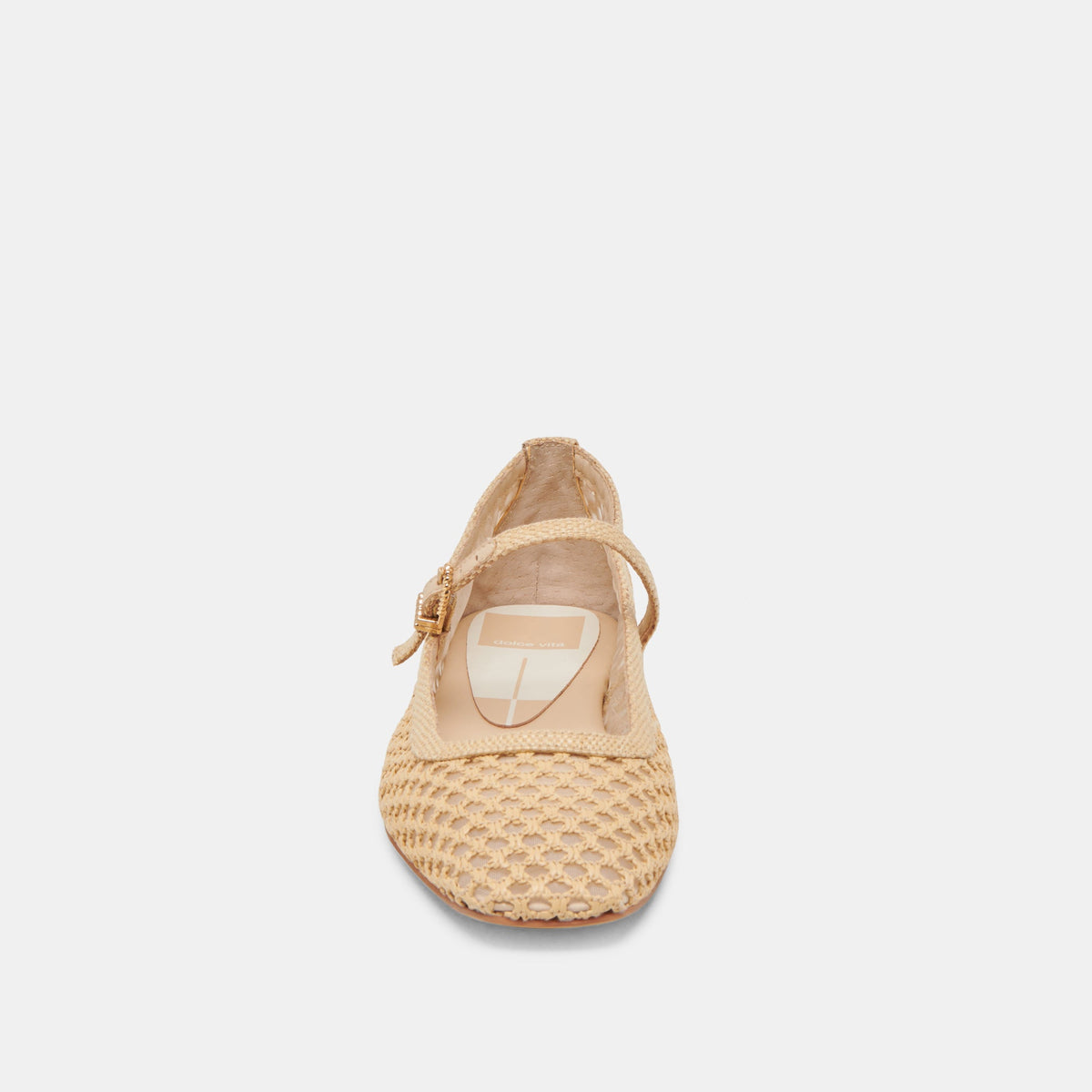 Dolce Vita SHOES Reyes Lt Natural Woven Raffia Ballet Flats
