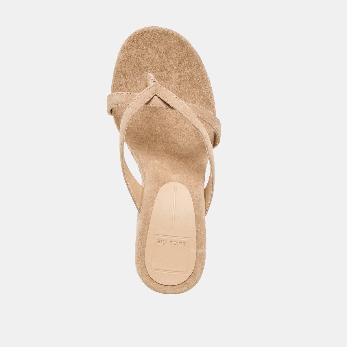 Dolce Vita SHOES Helan Espadrille Camel Suede Wedges