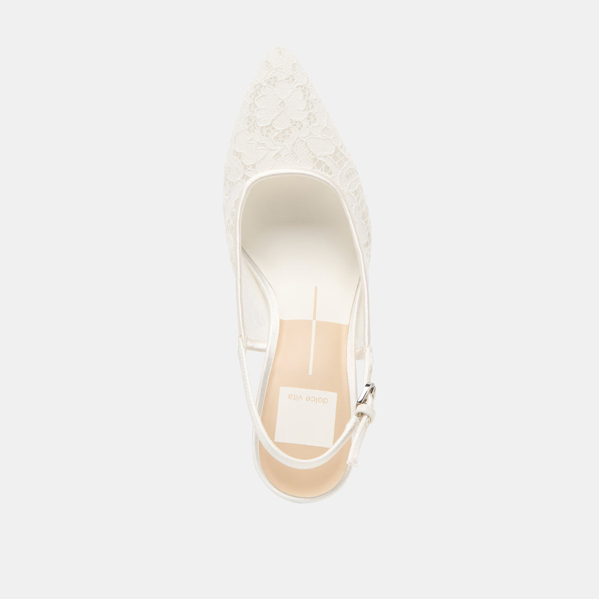 Dolce Vita SHOES Yami True White Lace Heels