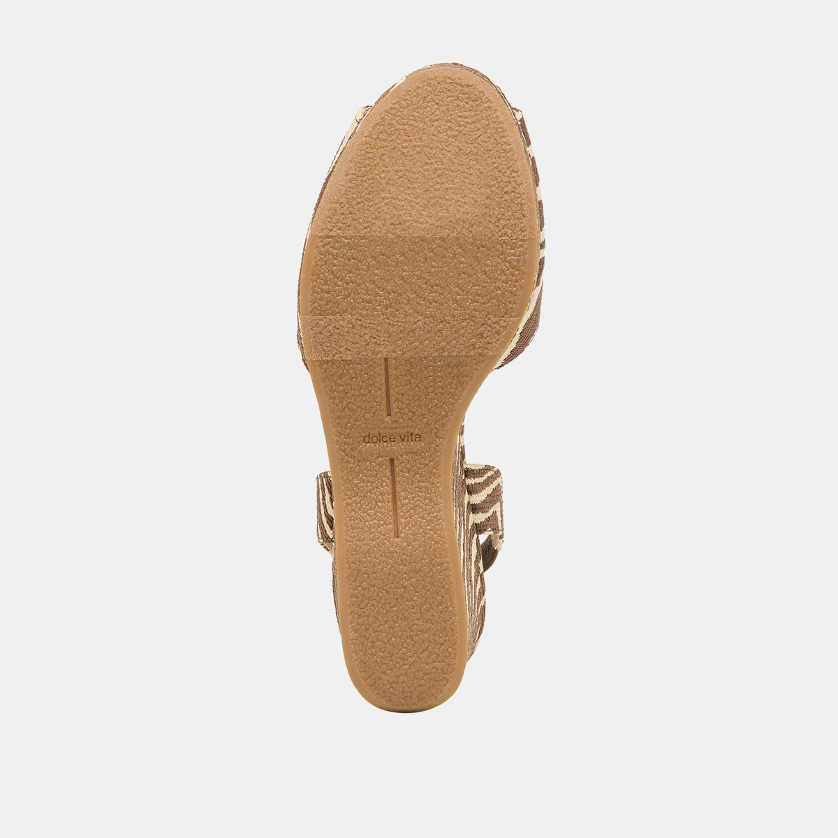 Dolce Vita SHOES Akera Beige Zebra Raffia Wedges