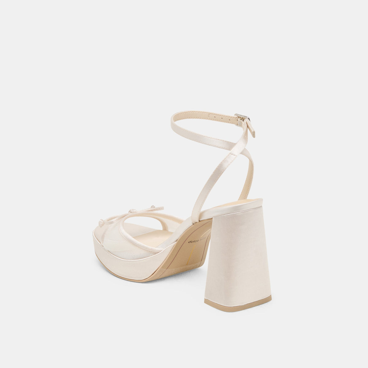 Dolce Vita SHOES Pandor White Tulle Heels