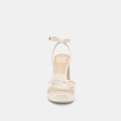 Dolce Vita SHOES Pandor White Tulle Heels