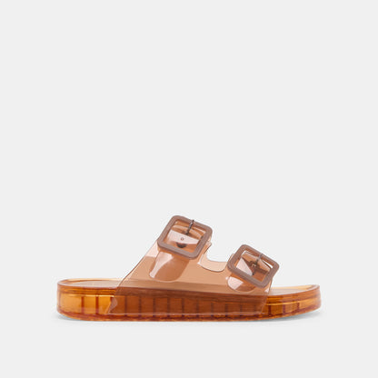 Dolce Vita SHOES Julio Whiskey Vinyl Sandals