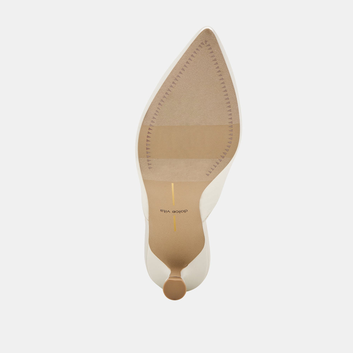 Dolce Vita SHOES Cleo Off White Satin Heels