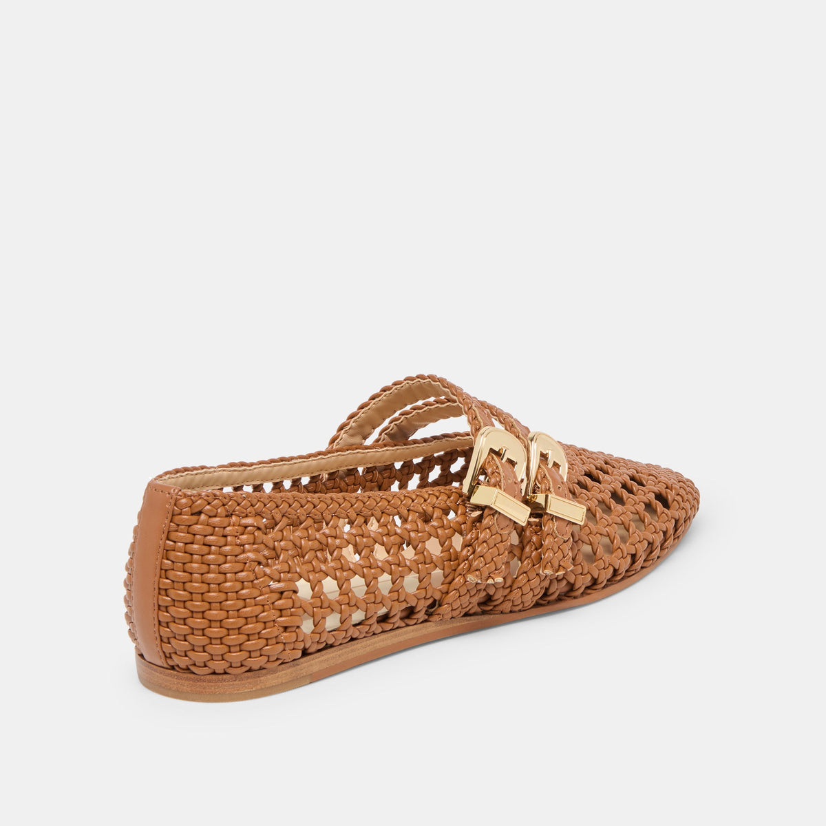 Dolce Vita SHOES Baylee Saddle Woven Stella Ballet Flats