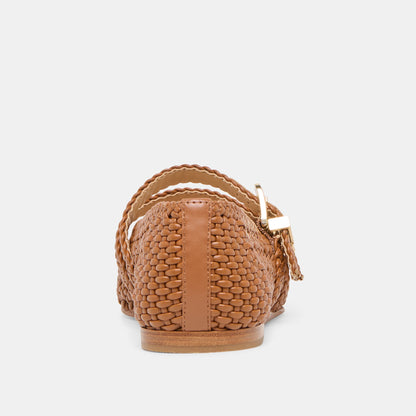 Dolce Vita SHOES Baylee Saddle Woven Stella Ballet Flats
