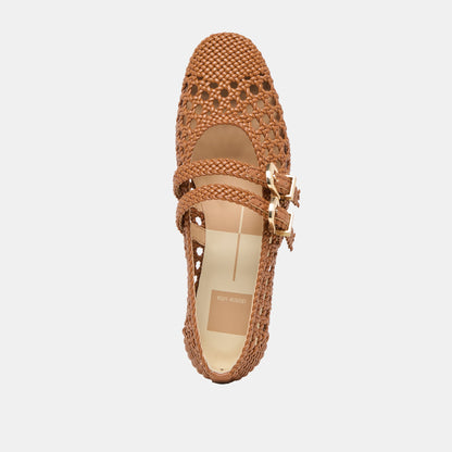 Dolce Vita SHOES Baylee Saddle Woven Stella Ballet Flats