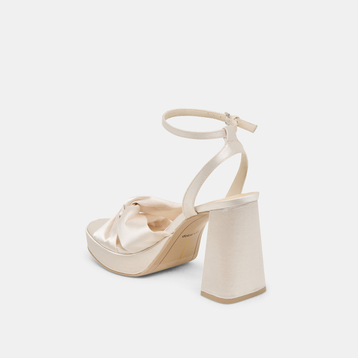 Dolce Vita SHOES PARLO HEELS IVORY SATIN
 – Dolce Vita