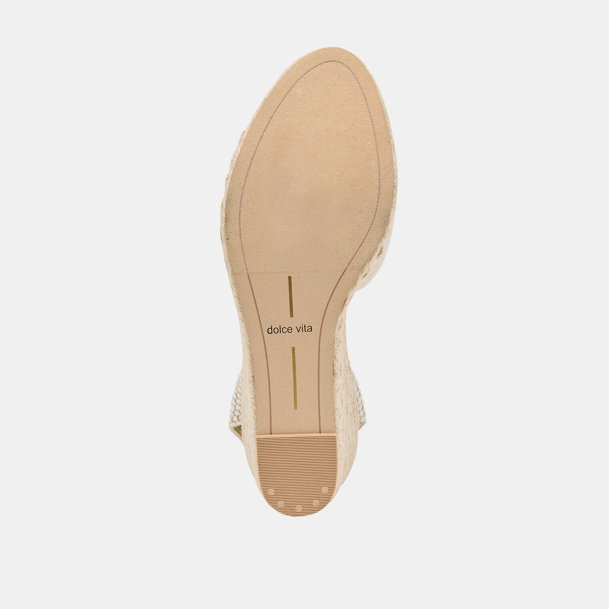 Dolce Vita SHOES Noura Ecru Linen Wedges