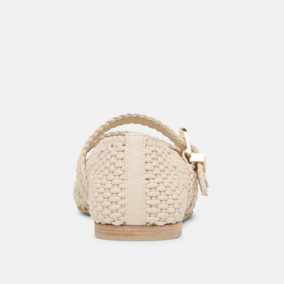 Dolce Vita SHOES Baylee Creme Woven Stella Ballet Flats