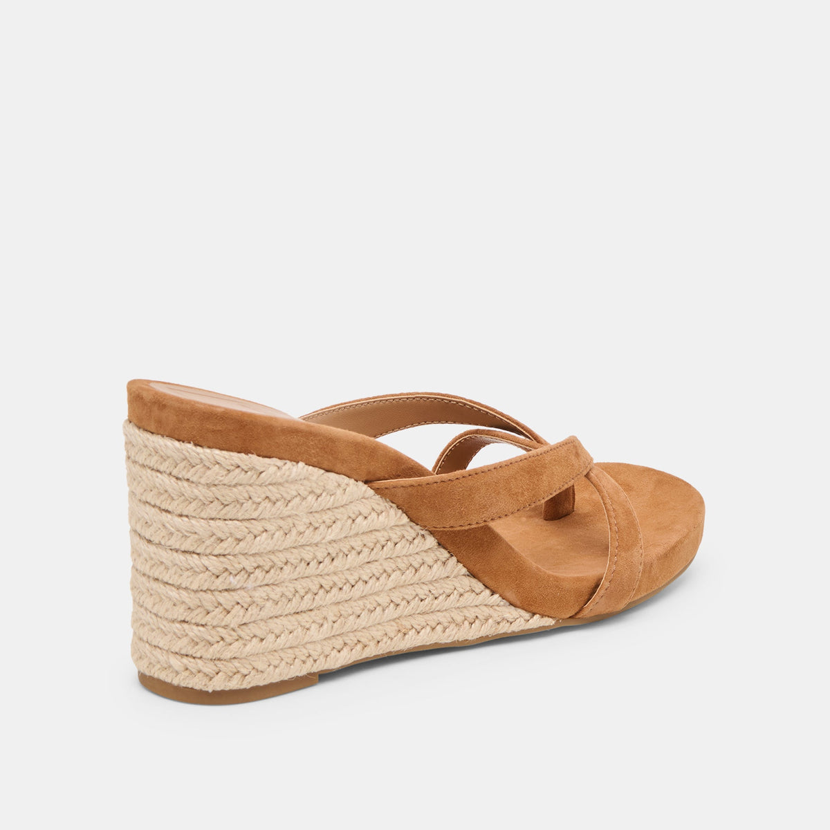 Dolce Vita SHOES Helan Espadrille Brown Suede Wedges