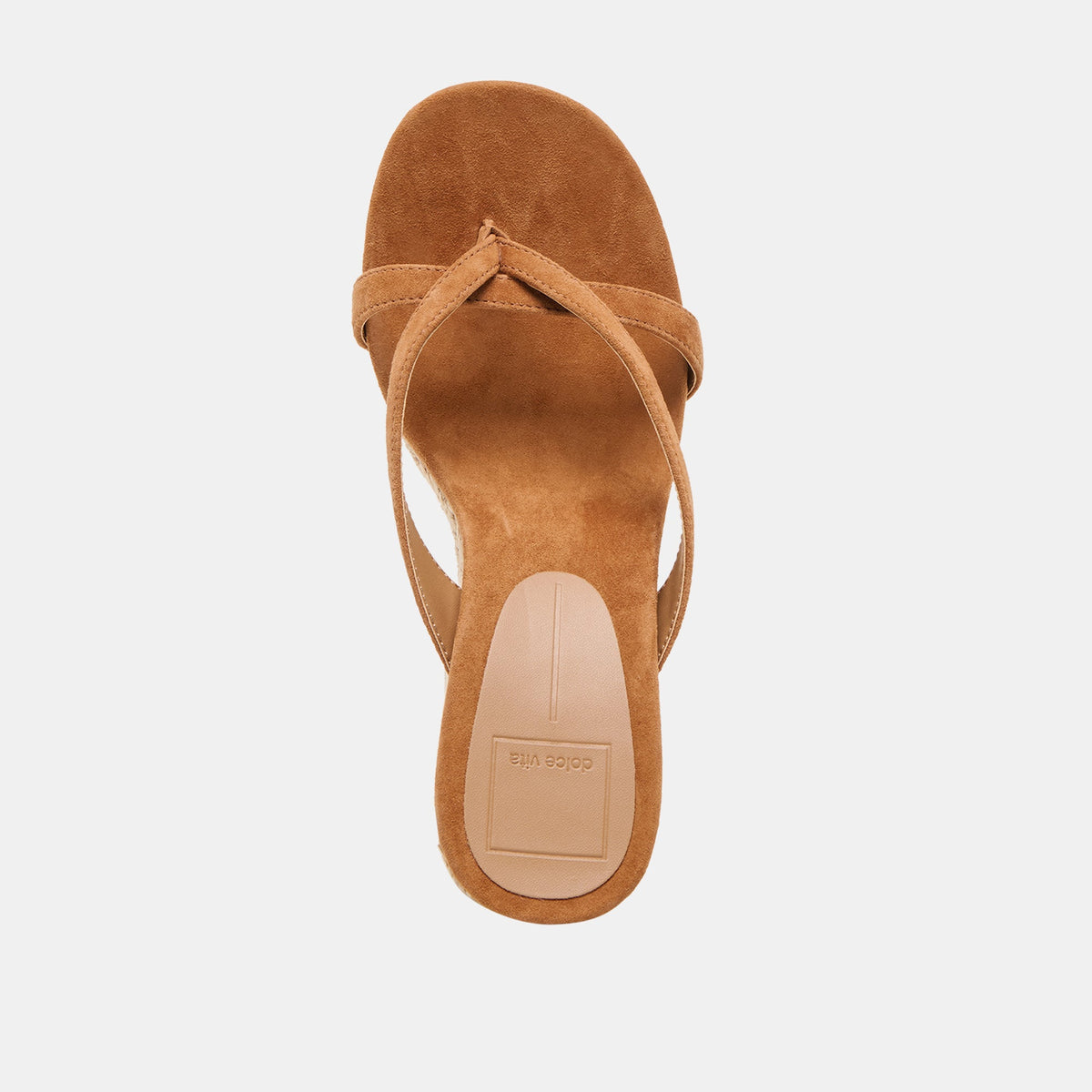 Dolce Vita SHOES Helan Espadrille Brown Suede Wedges