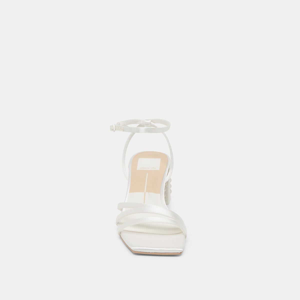 Dolce Vita SHOES YSABEL PEARL HEELS TRUE WHITE SATIN
 – Dolce Vita