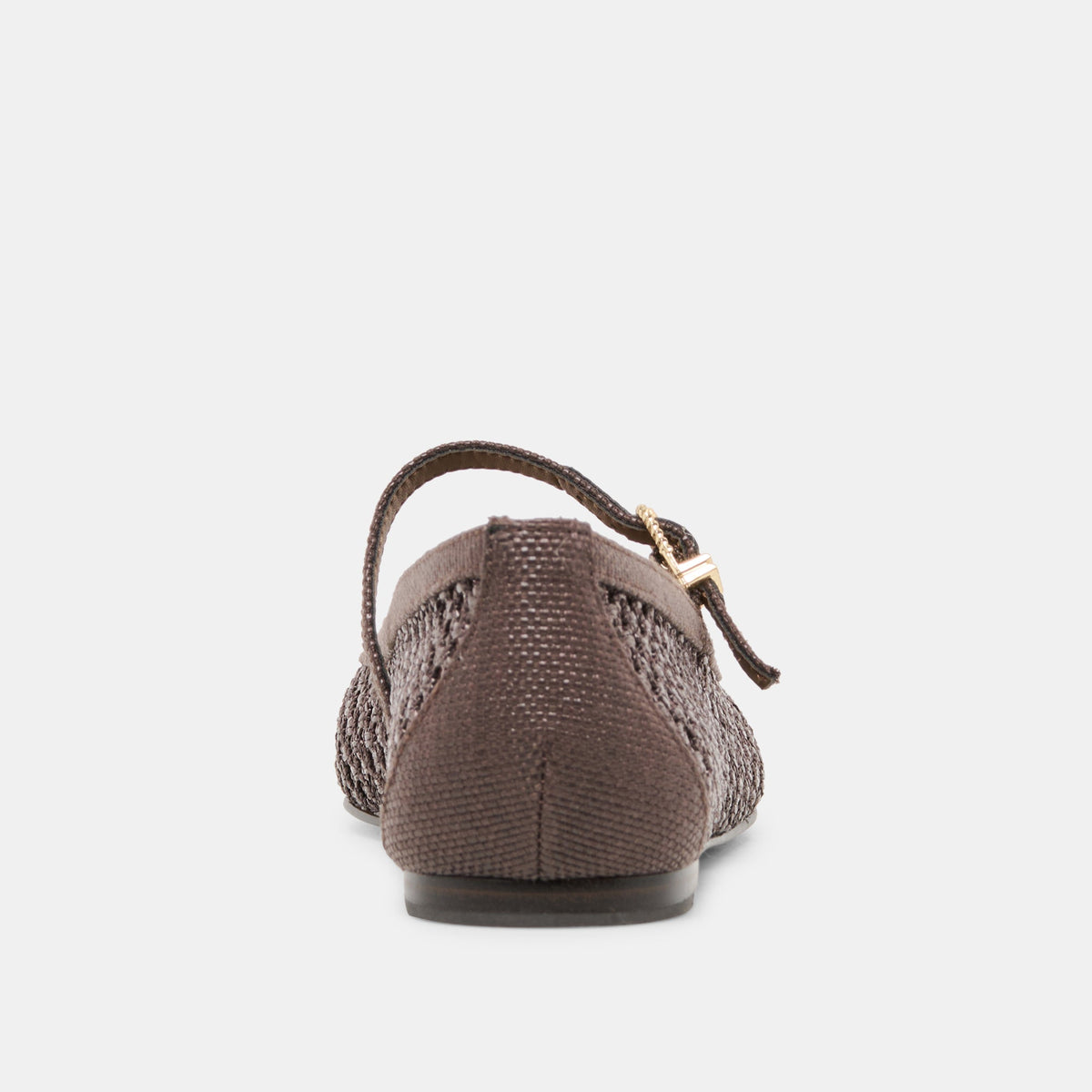 Dolce Vita SHOES Reyes Chocolate Woven Raffia Ballet Flats