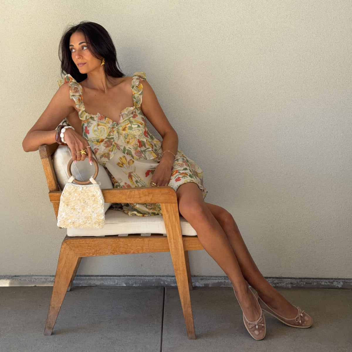 Dolce Vita SHOES Tianna Mesh Blush Mesh Ballet Flats