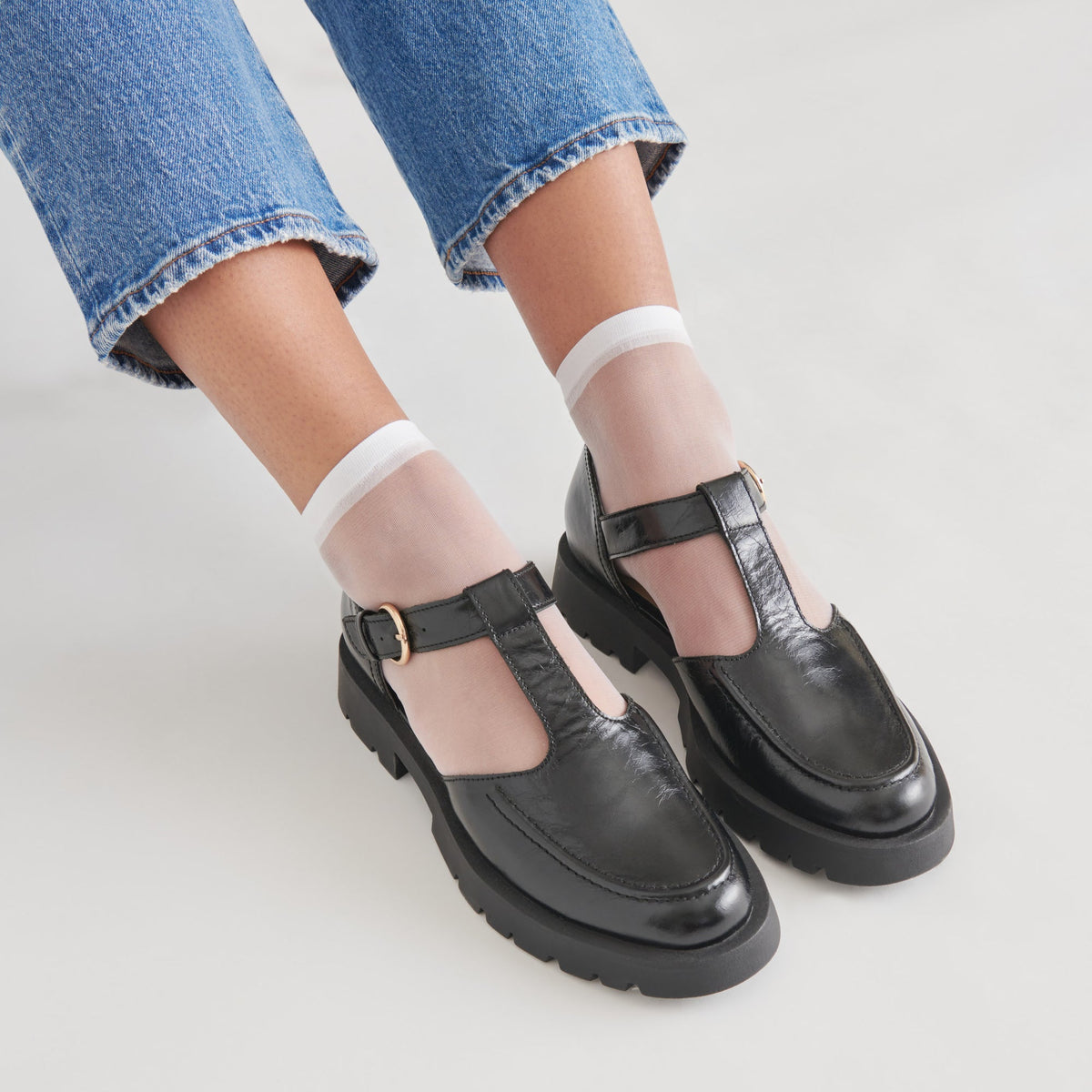 Dolce Vita SHOES EMILIO FLATS MIDNIGHT CRINKLE PATENT LEATHER
 – Dolce Vita