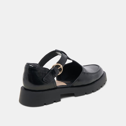 Dolce Vita SHOES EMILIO FLATS MIDNIGHT CRINKLE PATENT LEATHER
 – Dolce Vita