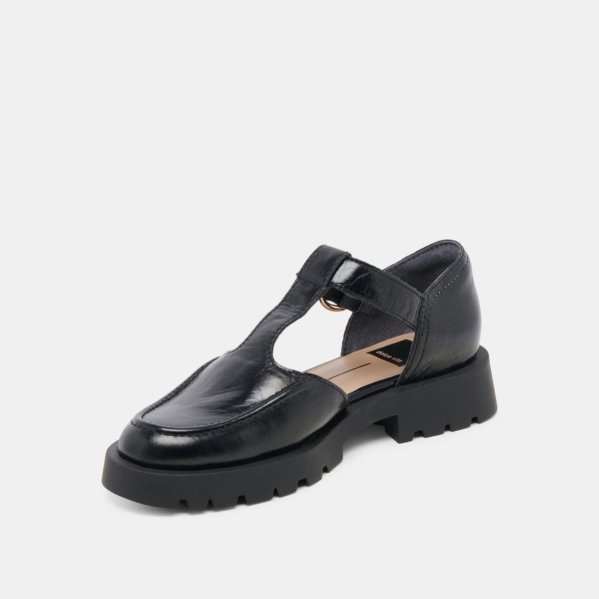 Dolce Vita SHOES EMILIO FLATS MIDNIGHT CRINKLE PATENT LEATHER
 – Dolce Vita