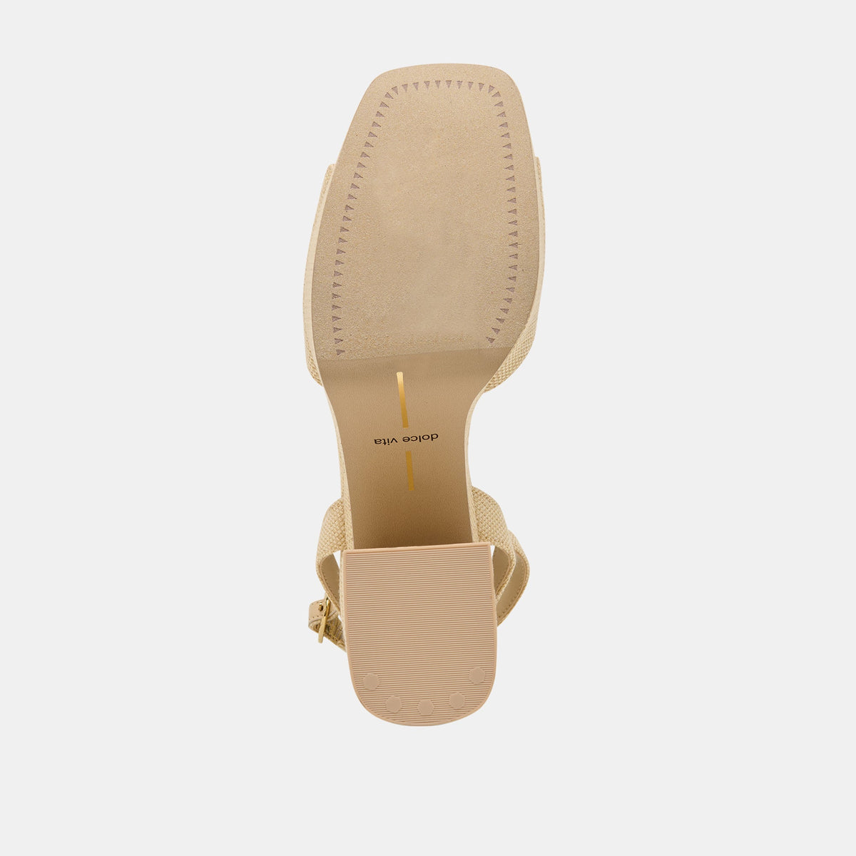 Dolce Vita SHOES Felica Natural Raffia Heels