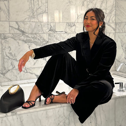Dolce Vita SHOES Manji Midnight Patent Leather Heels