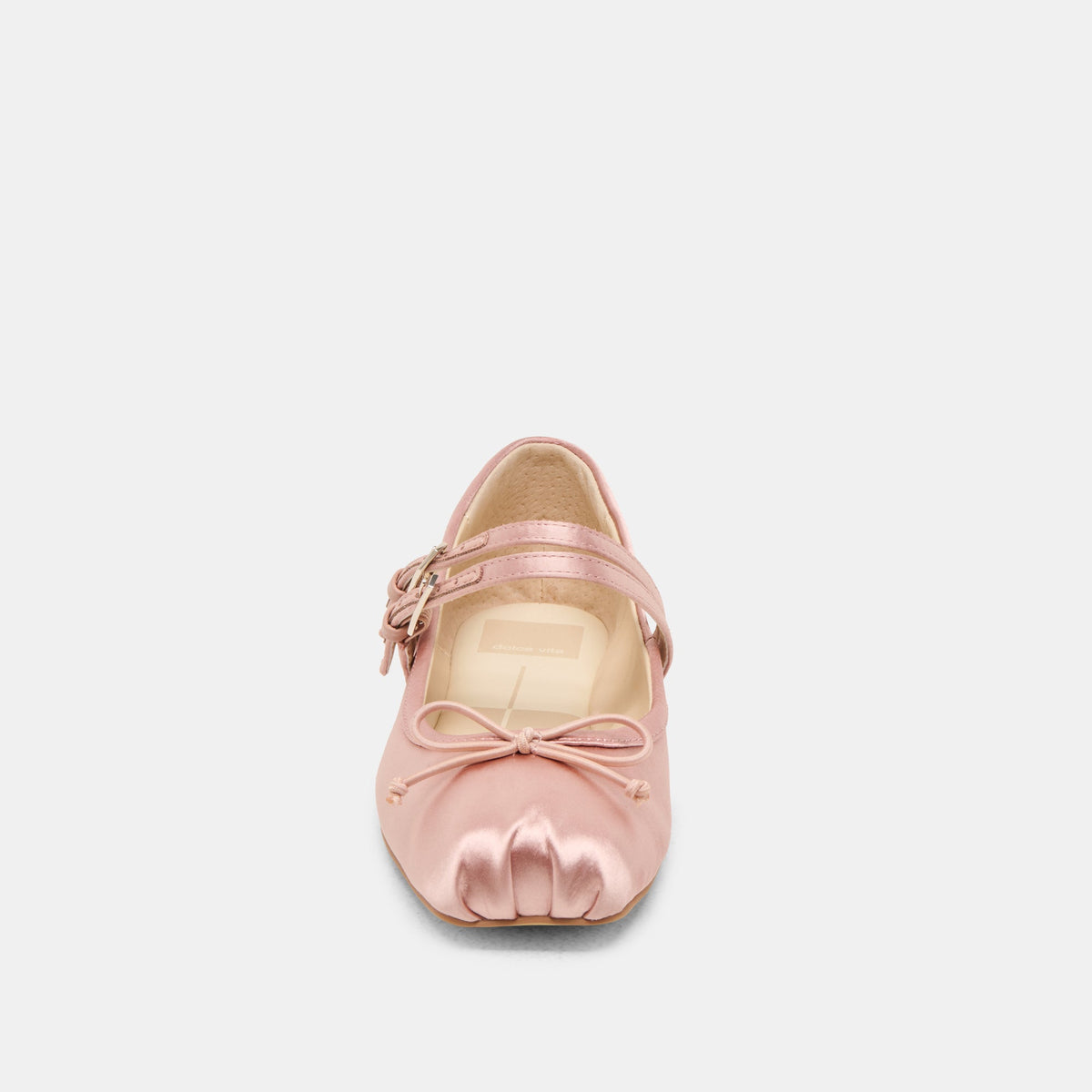 Dolce Vita SHOES Gibsen Blush Satin Ballet Flats