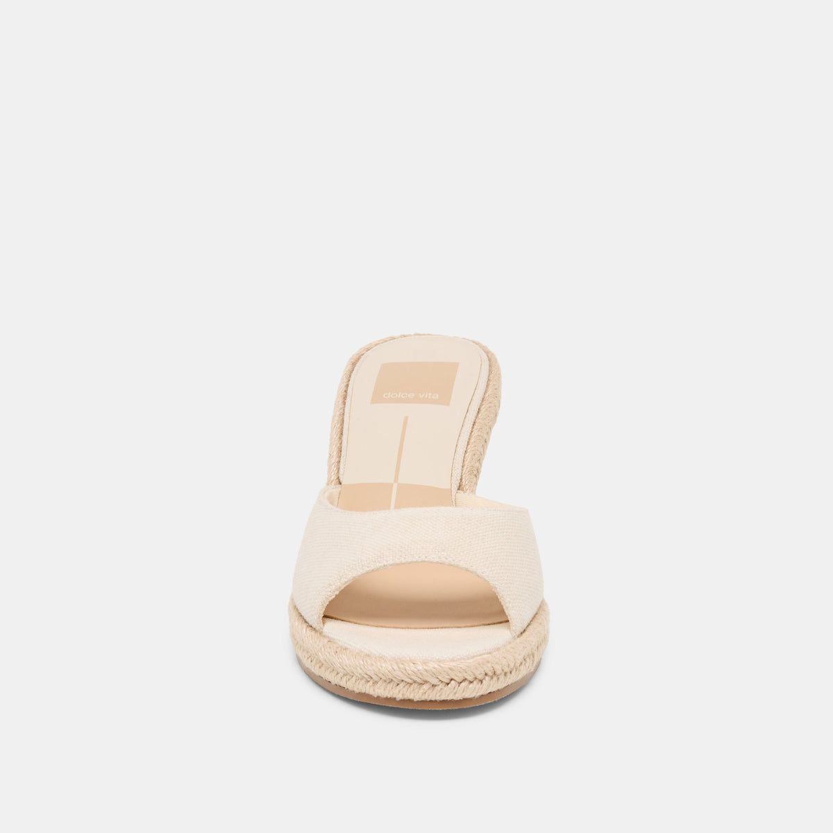 Dolce Vita SHOES Vaya Ecru Linen Wedges