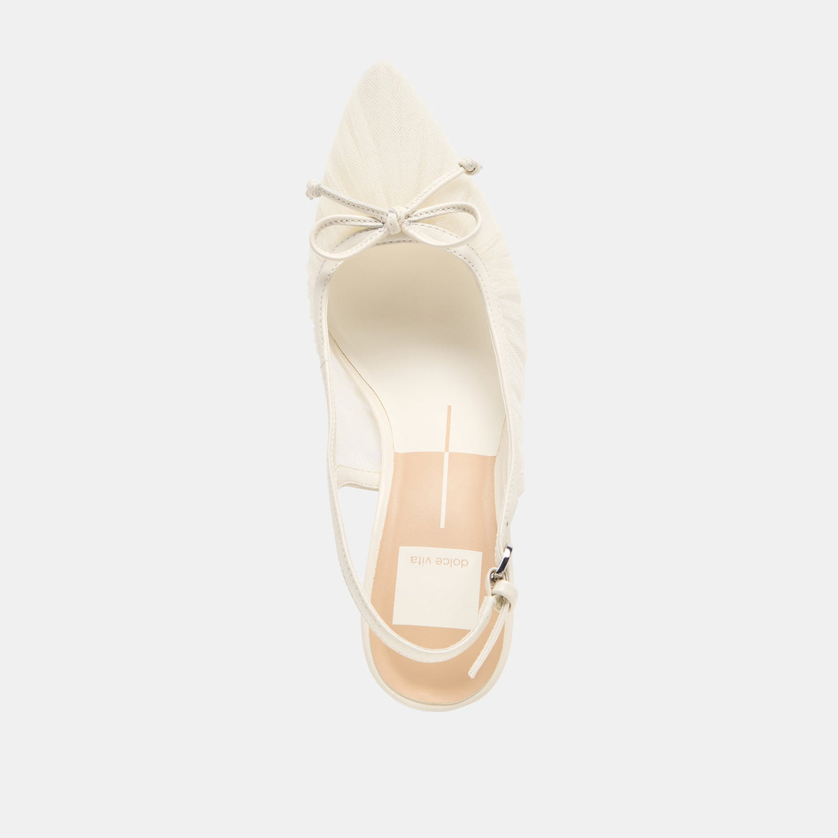 Dolce Vita SHOES Yela White Tulle Heels