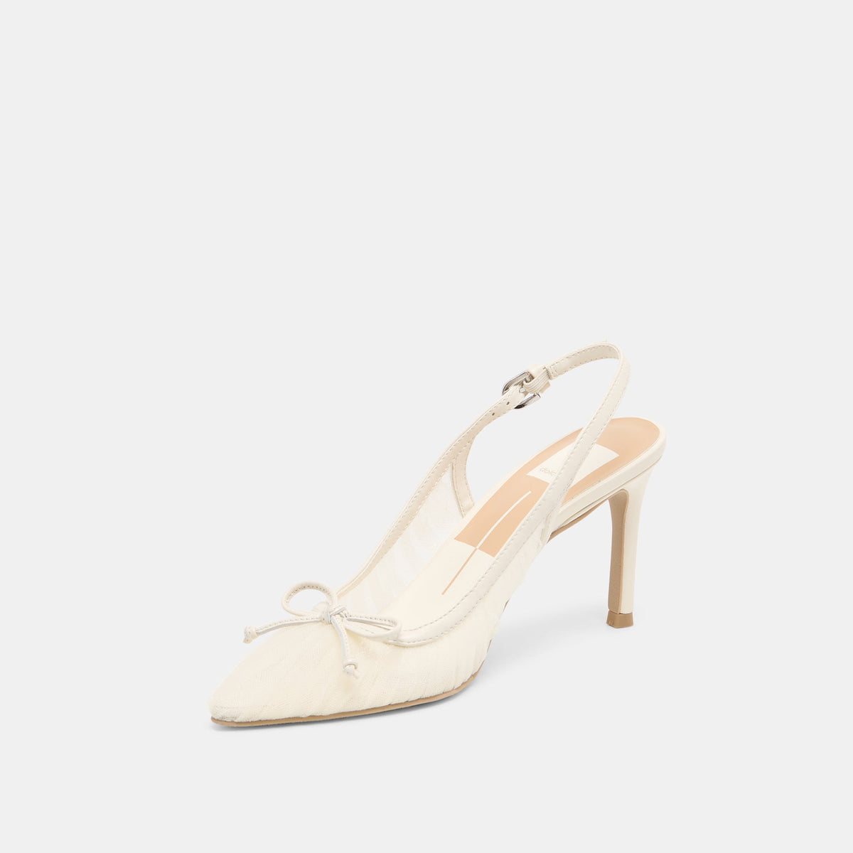 Dolce Vita SHOES Yela White Tulle Heels