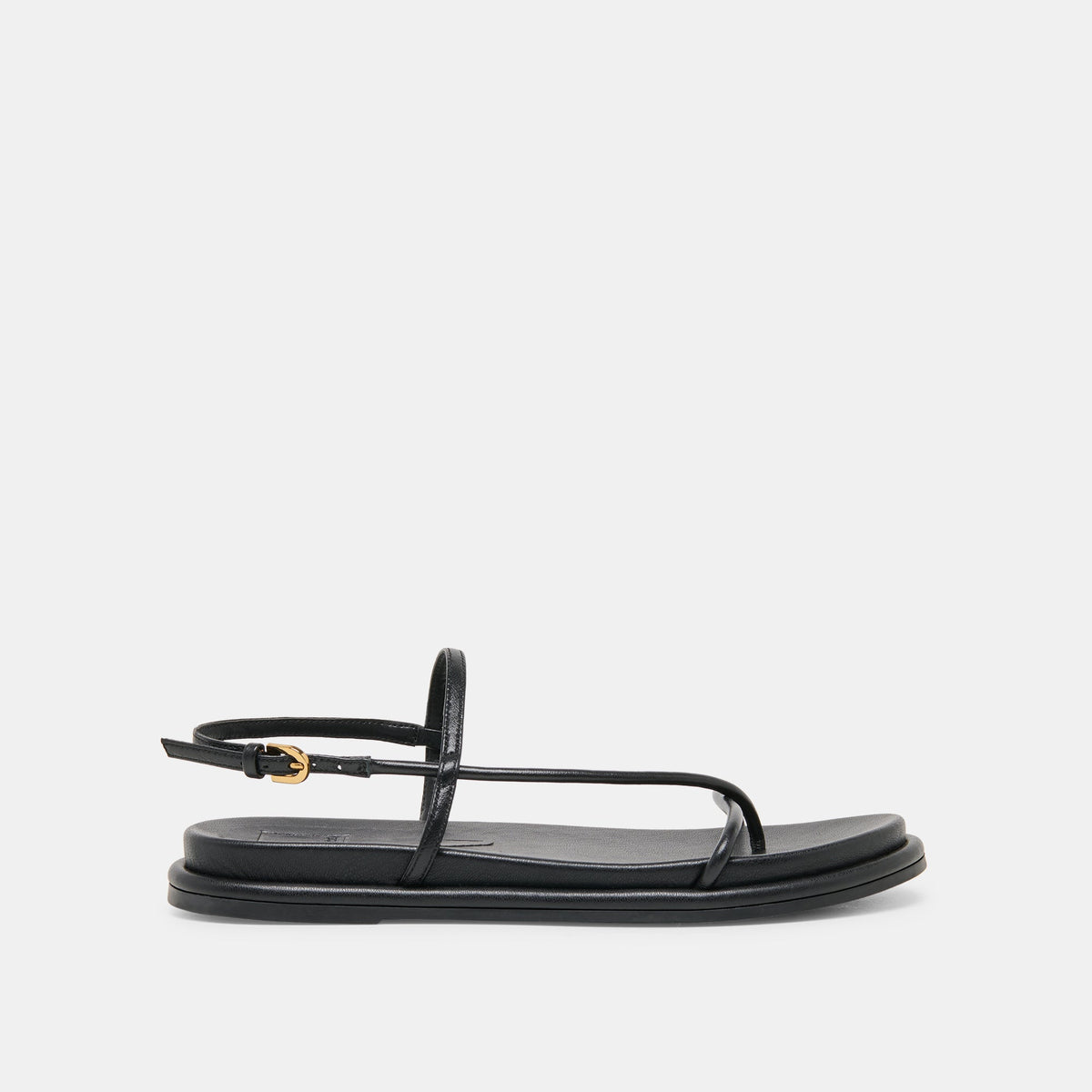 Dolce Vita SHOES Dom Black Leather Sandals