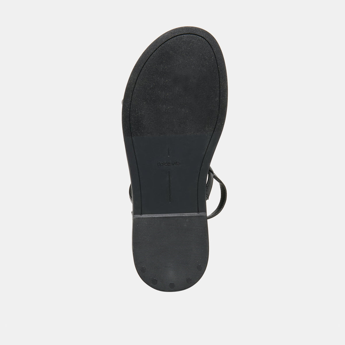 Dolce Vita SHOES Dom Black Leather Sandals
