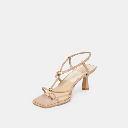 Dolce Vita SHOES Mylee Light Tan Leather Heels