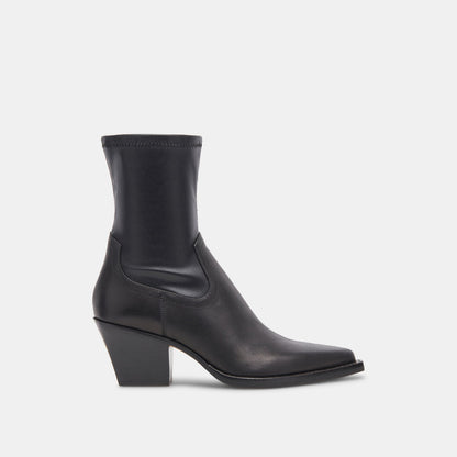 Dolce Vita SHOES Rutger Boots Black Leather | Women's Black Leather Mid-Ankle Boots
 – Dolce Vita