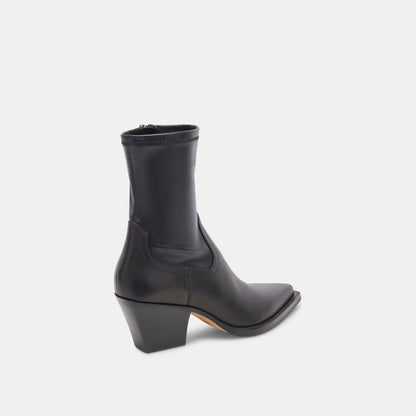 Dolce Vita SHOES Rutger Boots Black Leather | Women's Black Leather Mid-Ankle Boots
 – Dolce Vita