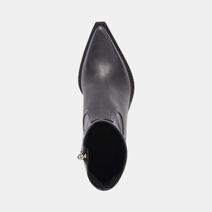 Dolce Vita SHOES Rutger Boots Black Leather | Women's Black Leather Mid-Ankle Boots
 – Dolce Vita