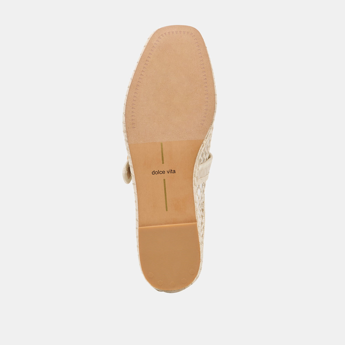Dolce Vita SHOES Milie Ecru Woven Mesh Flats