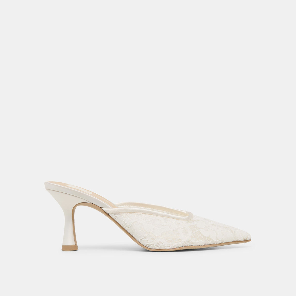 Dolce Vita SHOES Cleo High True White Lace Heels