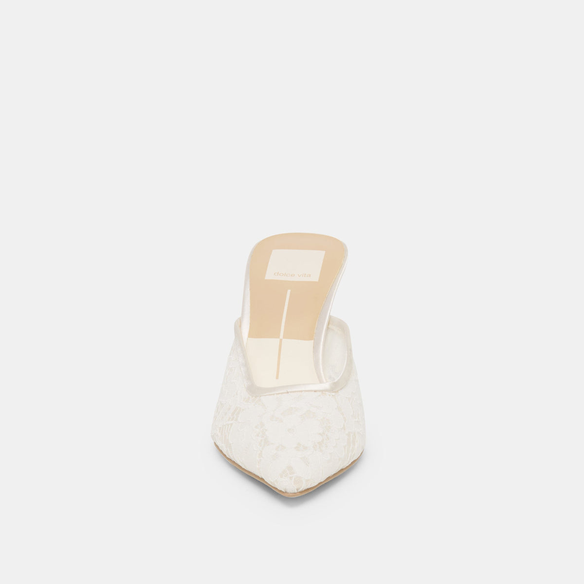 Dolce Vita SHOES Cleo High True White Lace Heels