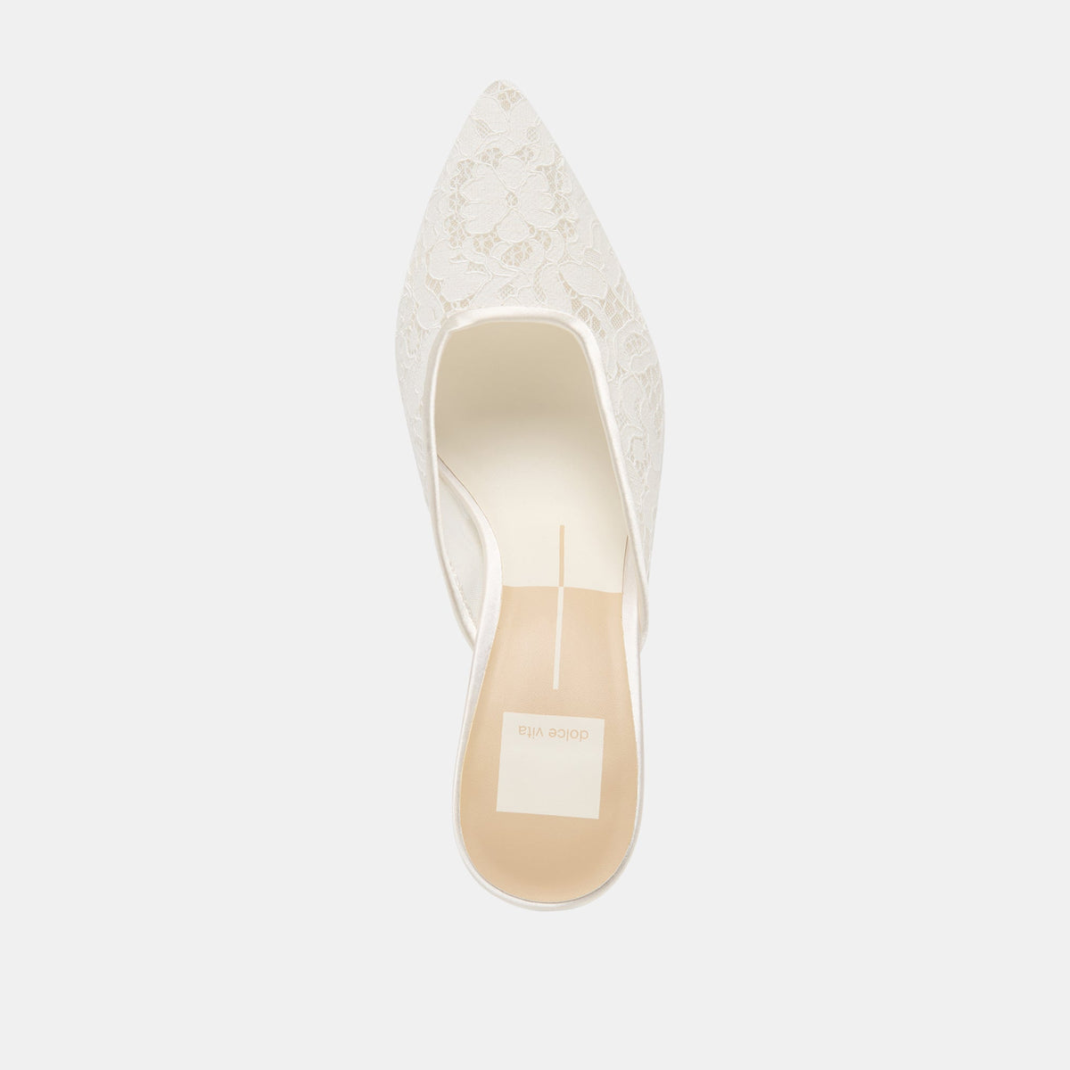 Dolce Vita SHOES Cleo High True White Lace Heels