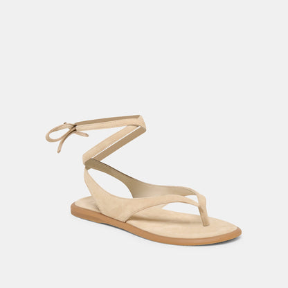 Dolce Vita SHOES Jayden Almond Suede Sandals
