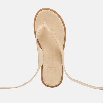 Dolce Vita SHOES Jayden Almond Suede Sandals