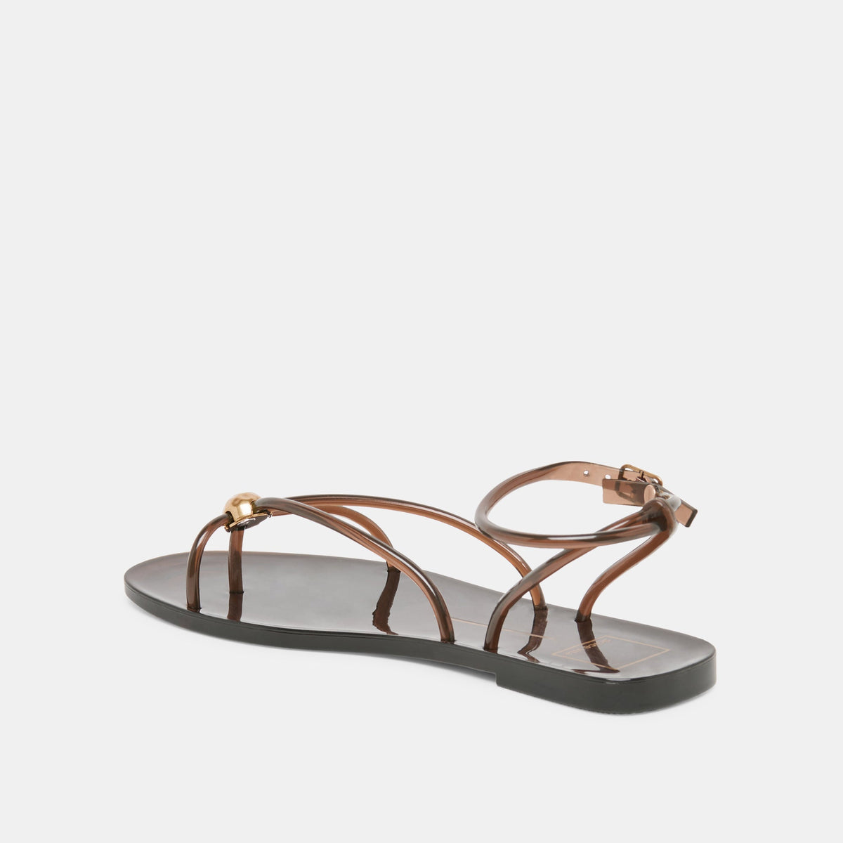 Dolce Vita SHOES Kenley Vinyl Chocolate Jelly Sandals