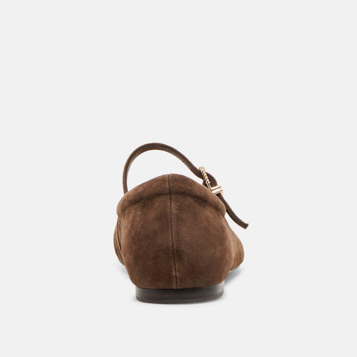 Dolce Vita SHOES Reyes Dk Brown Suede Ballet Flats