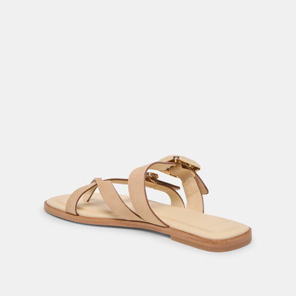 Dolce Vita SHOES Shore Camel Suede Sandals