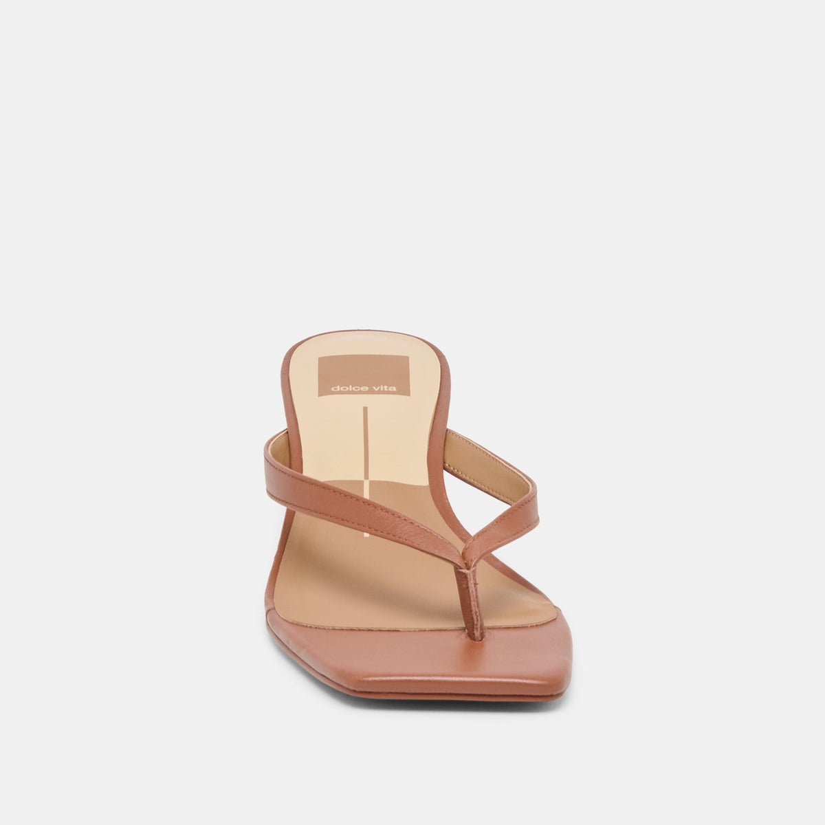 Dolce Vita SHOES Ramia Cognac Leather Heels