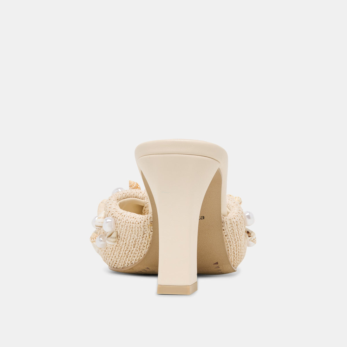 Dolce Vita SHOES Tylah Oatmeal Beaded Raffia Heels