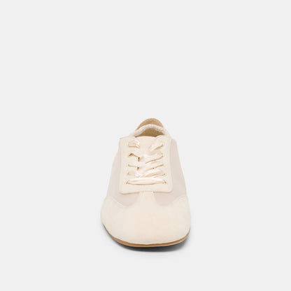 Dolce Vita SHOES Itzy Vanilla Satin Sneakers