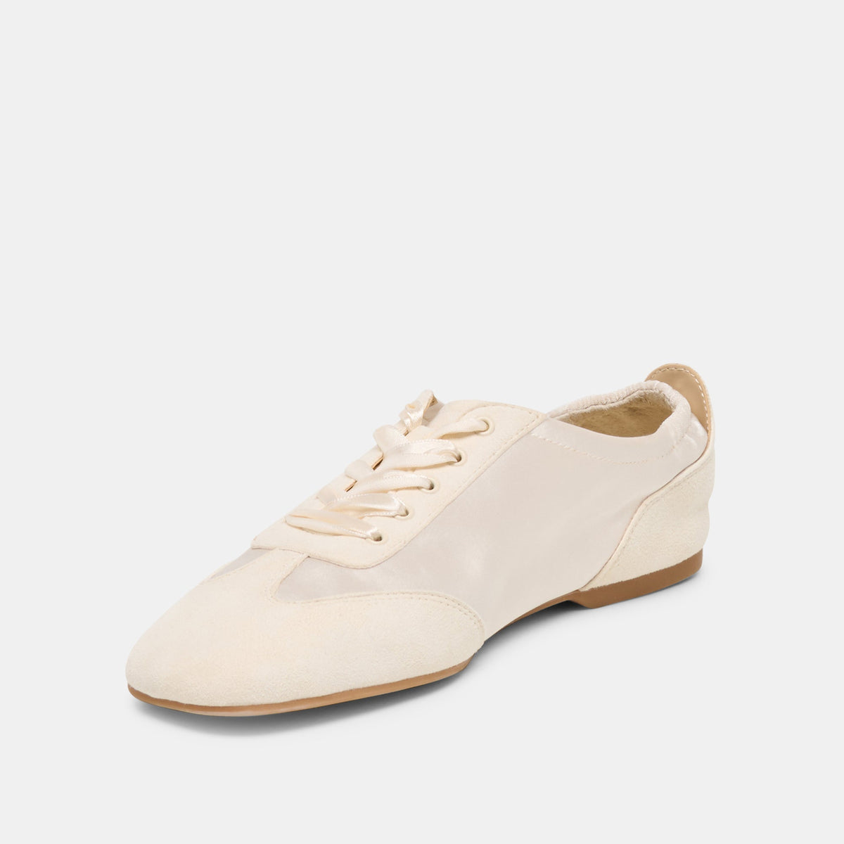 Dolce Vita SHOES Itzy Vanilla Satin Sneakers