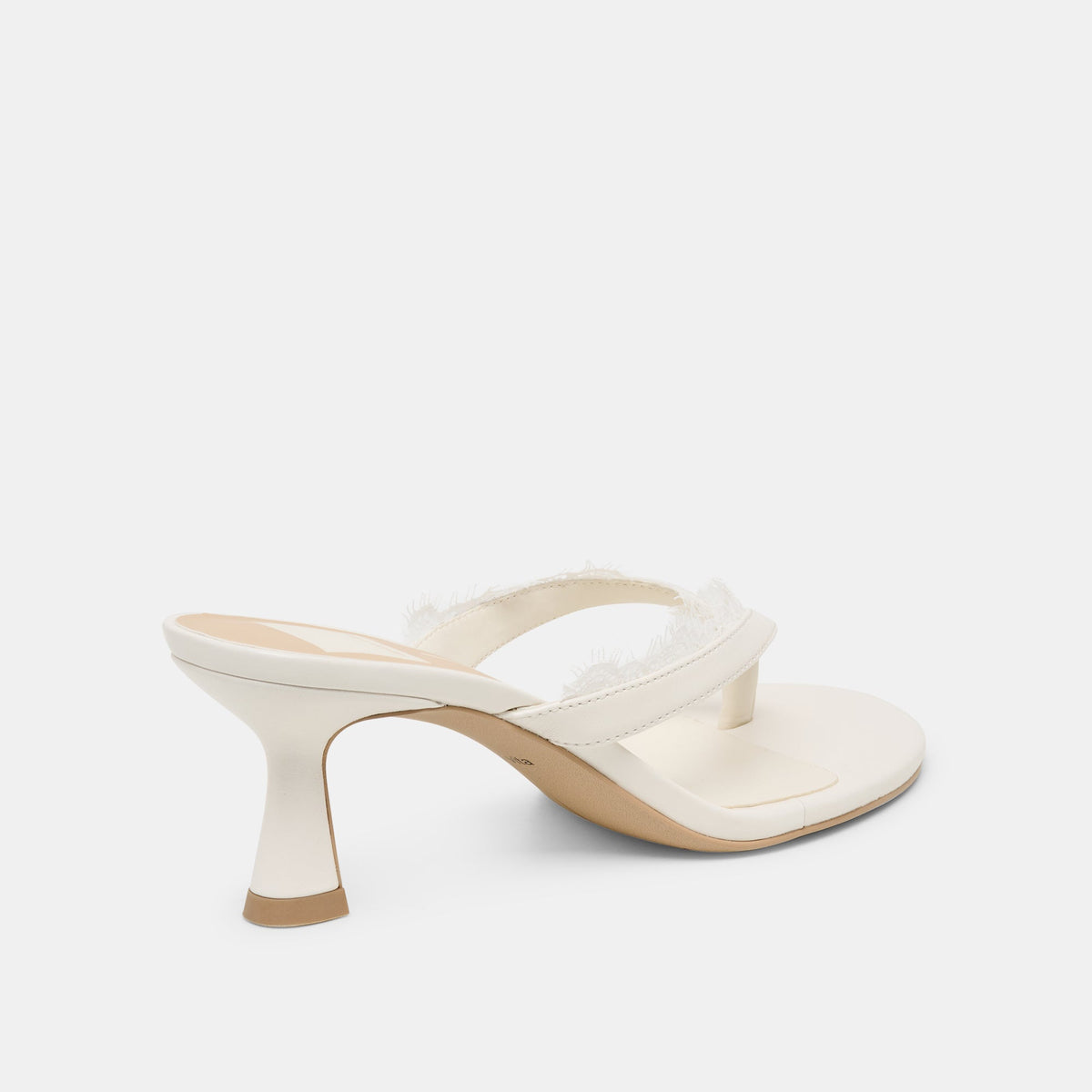 Dolce Vita SHOES Daksie Lace True White Leather Heels