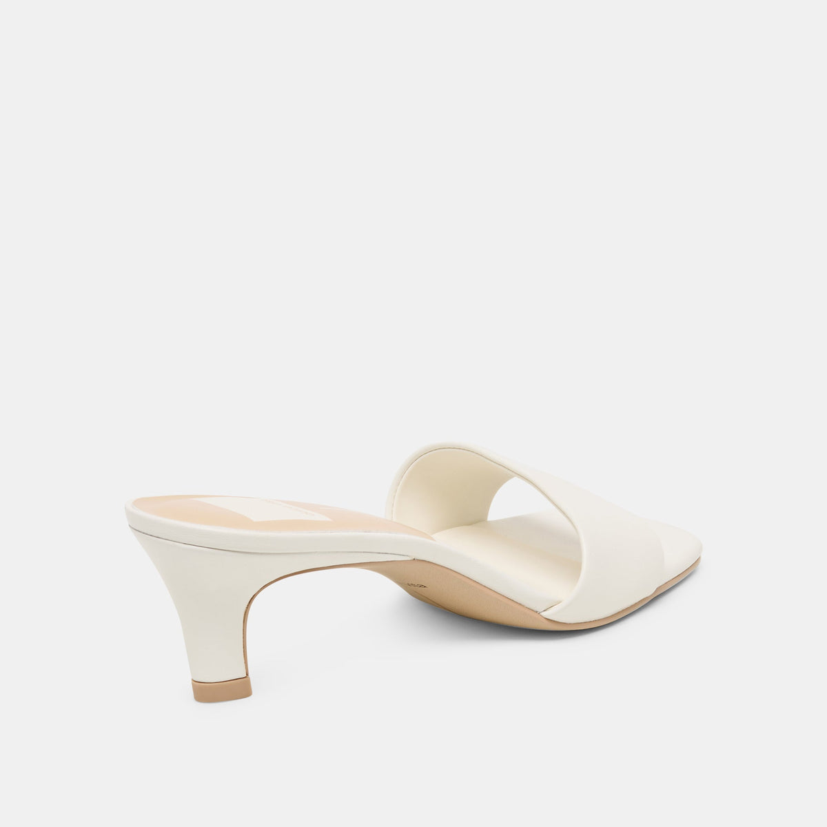 Dolce Vita SHOES Rexa True White Leather Heels