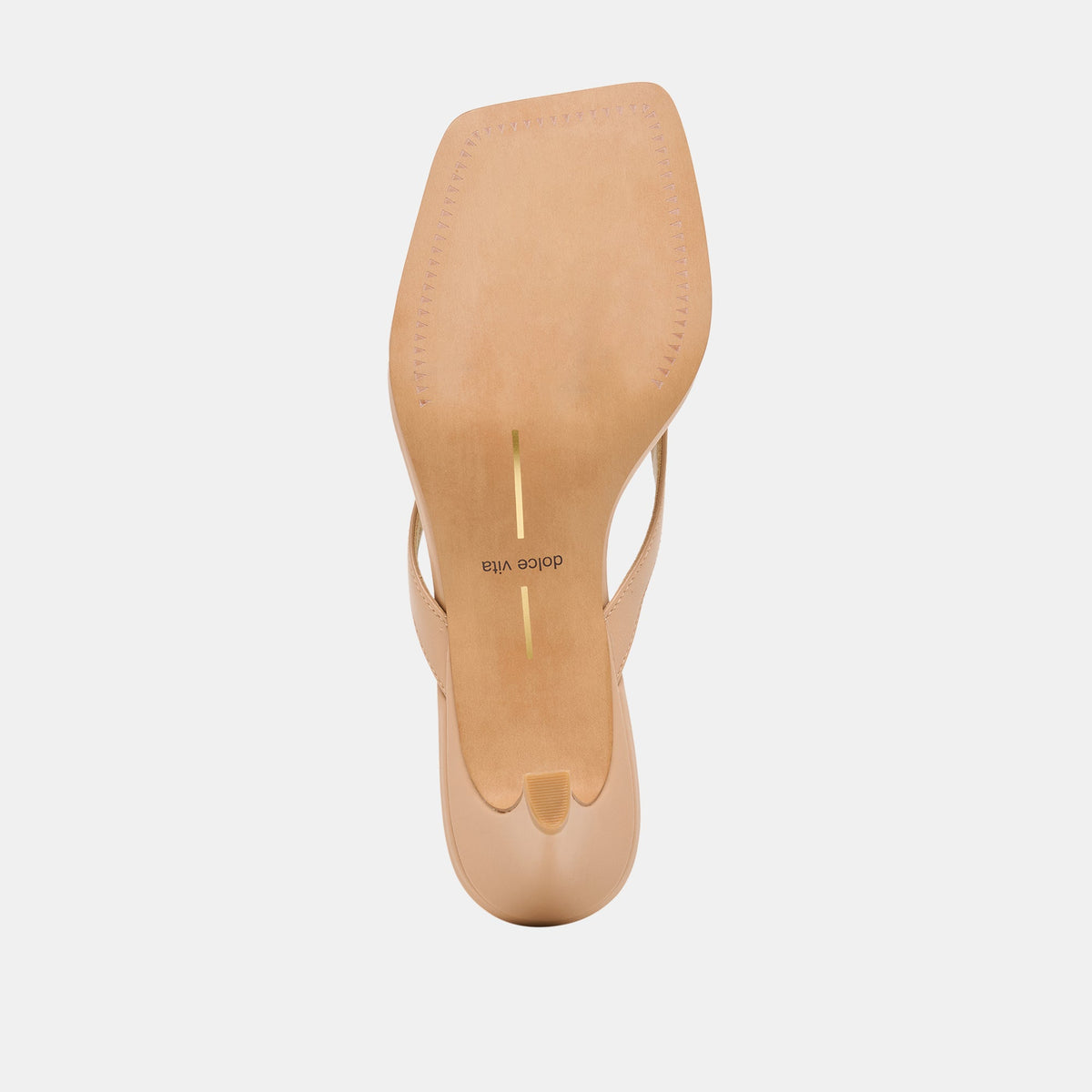 Dolce Vita SHOES Ramia Cafe Leather Heels